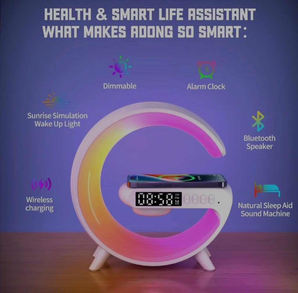 Vynolux™ Smart G-Light - 4-in-1 RGB Atmosphere Lamp & Wireless Charger