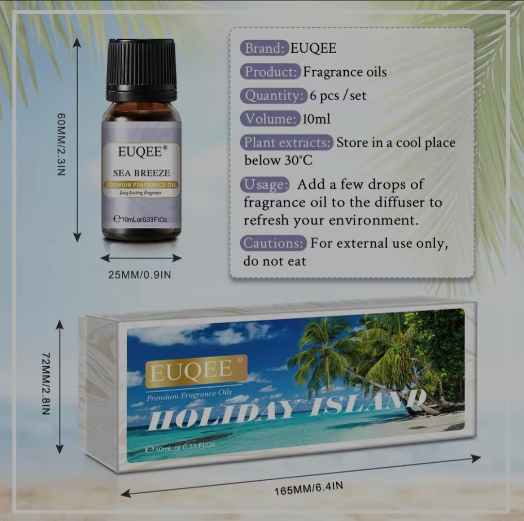 Vynolux™ Holiday Island Essential Oils Set (6-Pack)