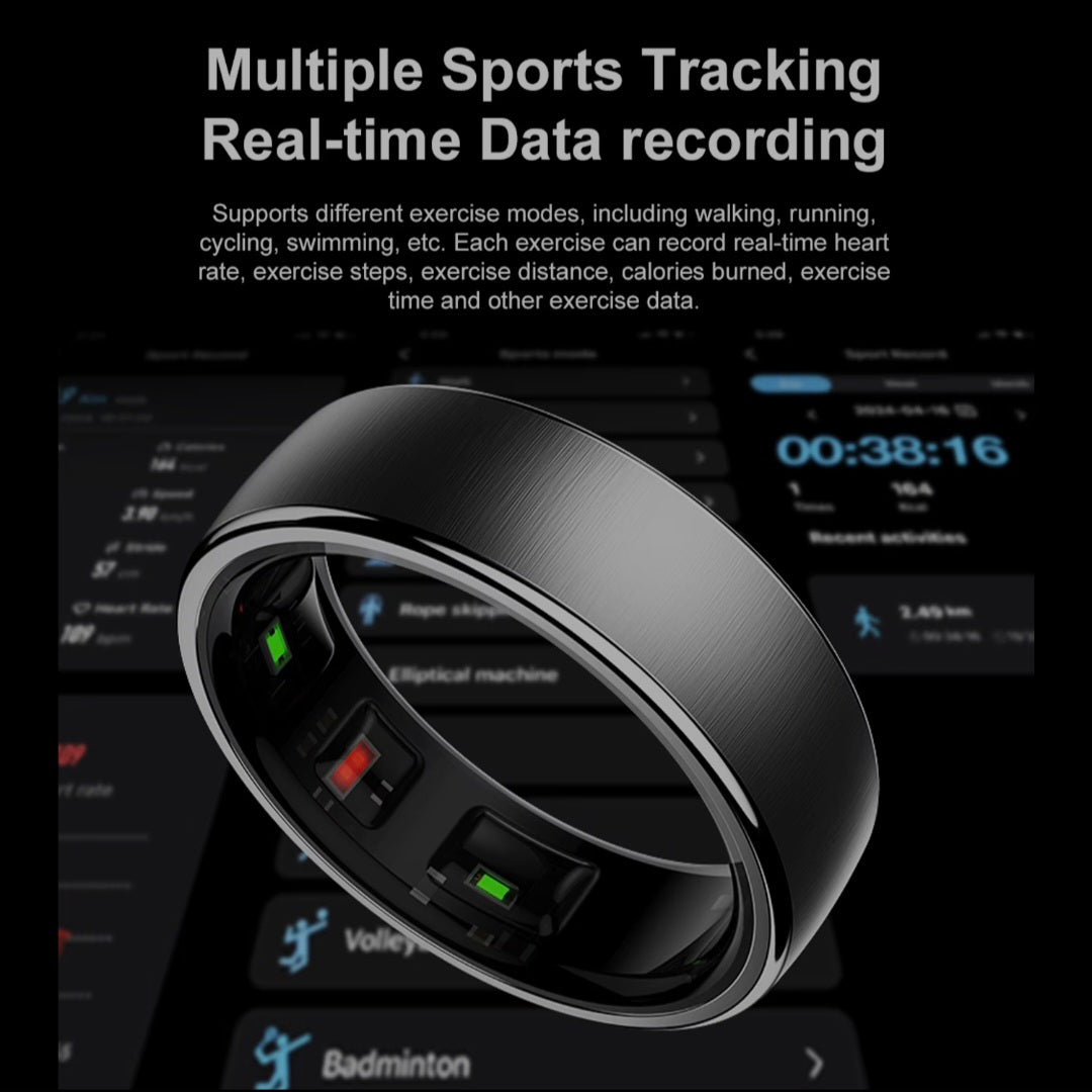 Vynolux™ Smart Health Ring - Advanced Wellness & Sleep Tracker