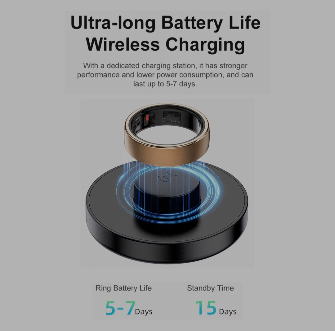 Vynolux™ Smart Health Ring - Advanced Wellness & Sleep Tracker