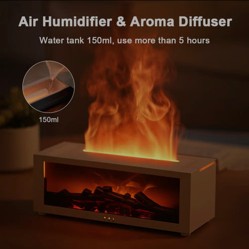 Vynolux™ Smart Flame Air Diffuser & Humidifier